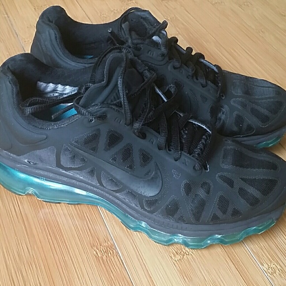 nike air max black and turquoise